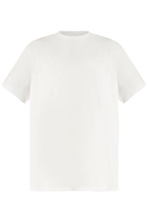 Pearl grey stretch cotton T-shirt LOW BRAND | L1TSS256553N073
